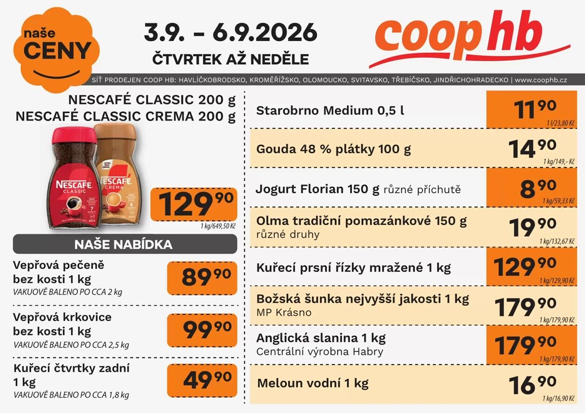 Leták Coop HB, strana 1 z 2