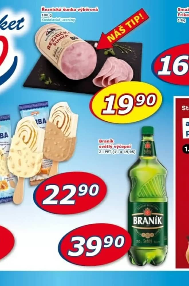 Titulní strana letáku Eso Market, platný 2–13 září 2026