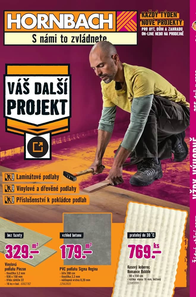 Titulní strana letáku Hornbach, platný 2–16 září 2026