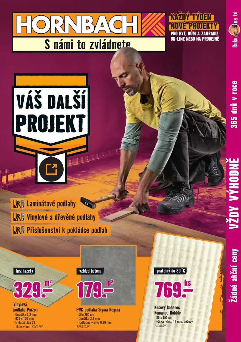 Leták Hornbach, strana 1 z 8