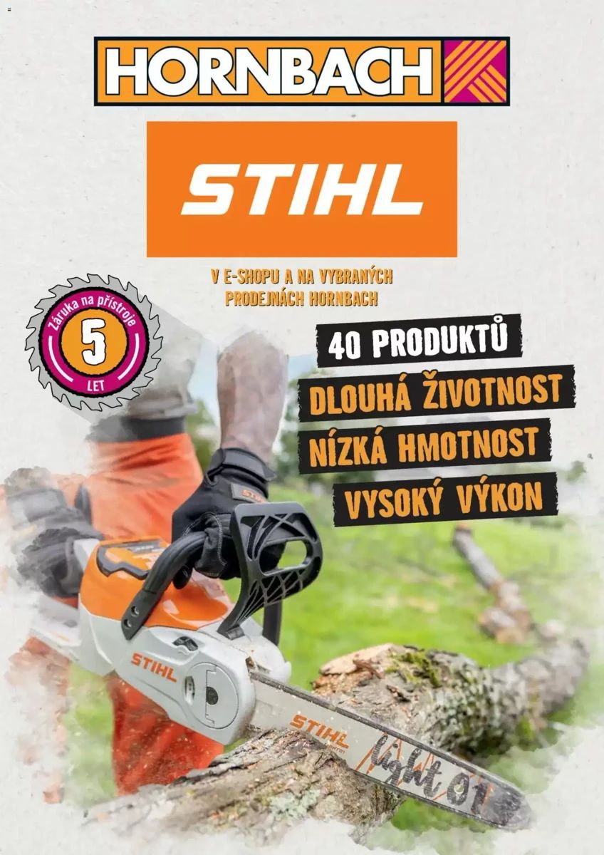 Leták Hornbach, strana 1 z 4