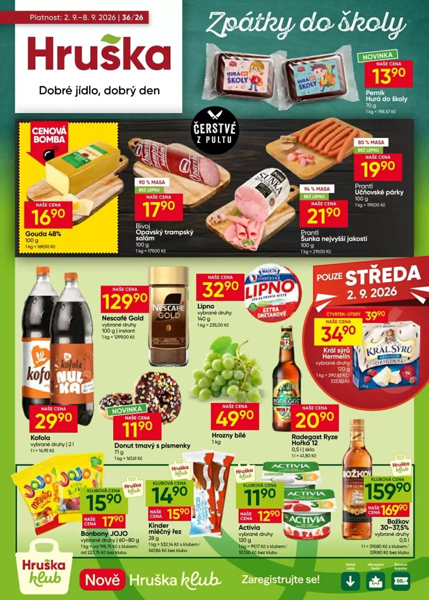 Leták Hruška, strana 1 z 6