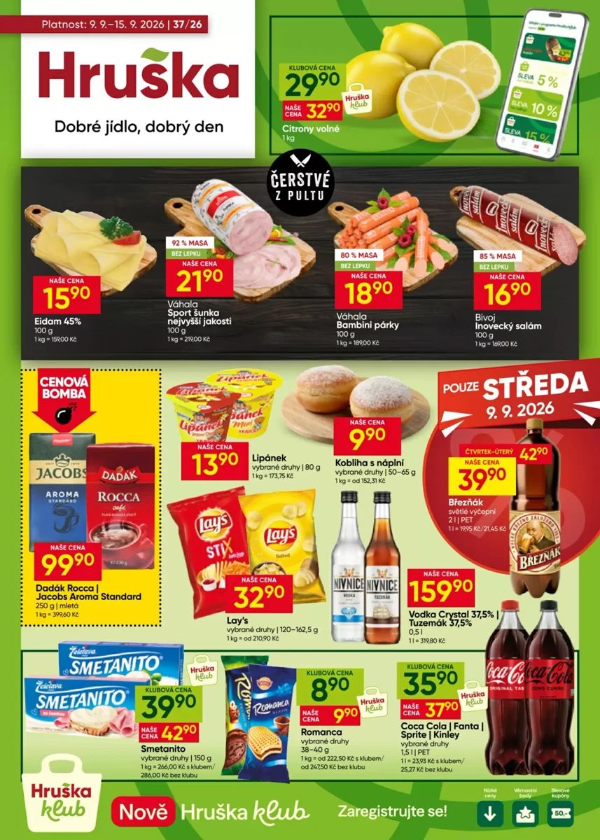 Leták Hruška, strana 1 z 6