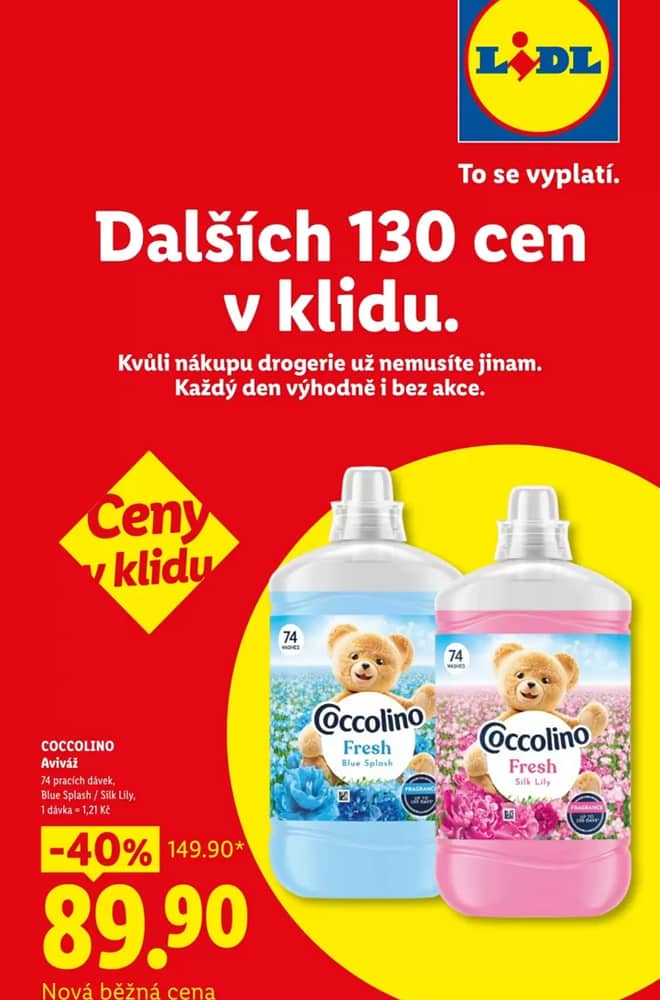 Titulní strana letáku Lidl, platný 7–9 září 2026