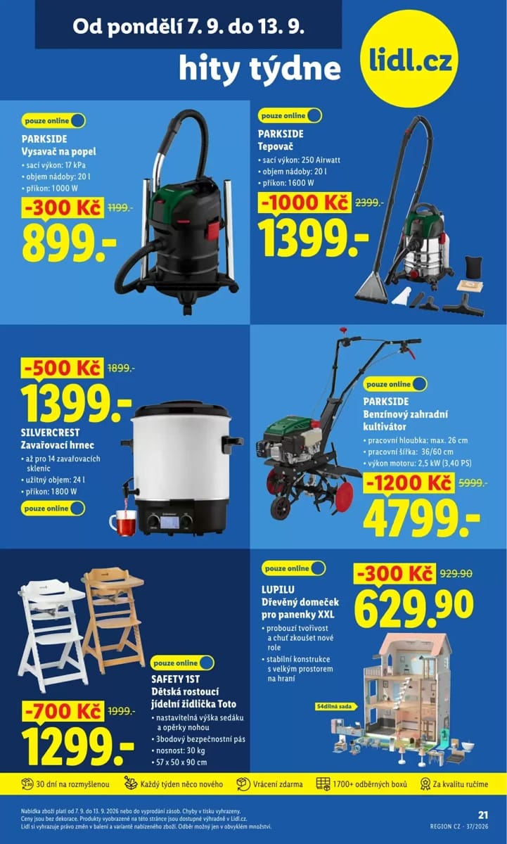 Leták Lidl, strana 1 z 1