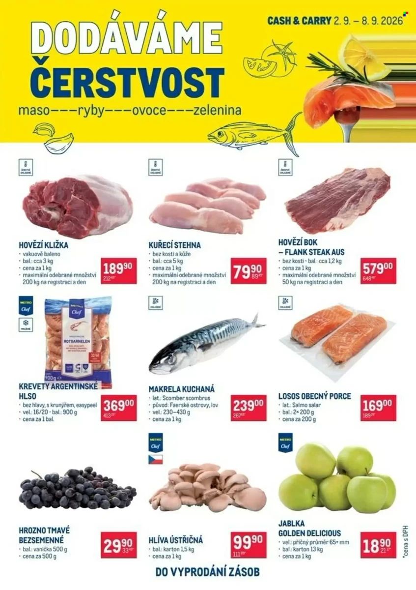 Leták Makro, strana 1 z 1