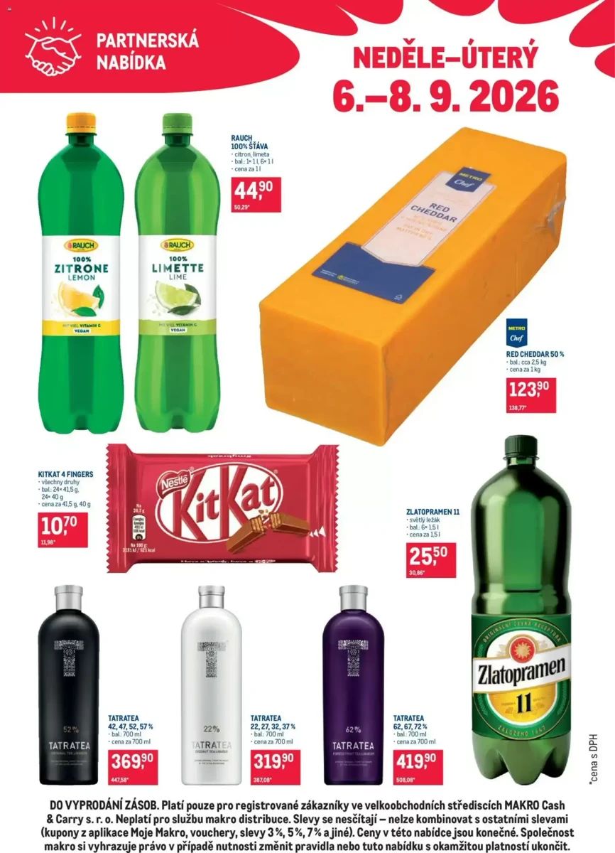 Leták Makro, strana 1 z 1