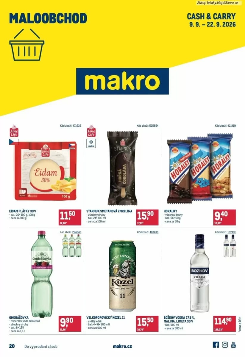 Leták Makro, strana 1 z 18