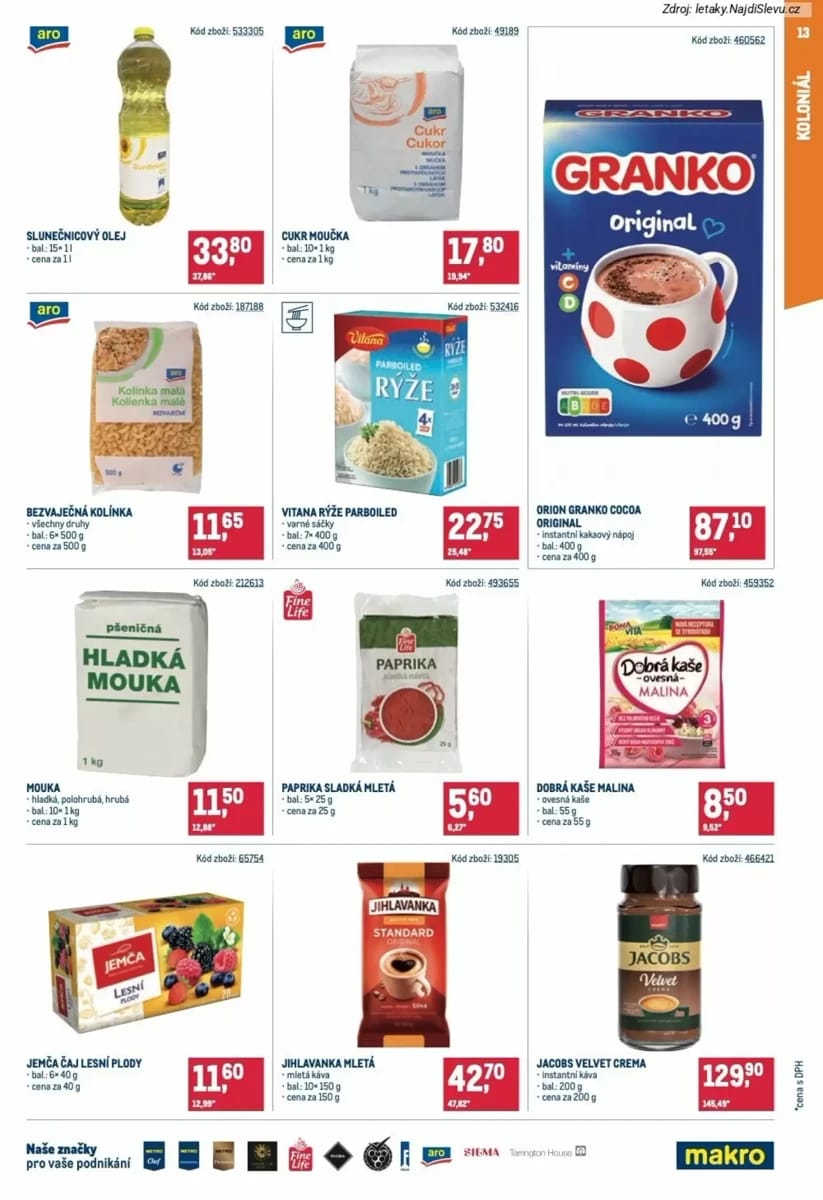 Leták Makro, strana 13 z 18
