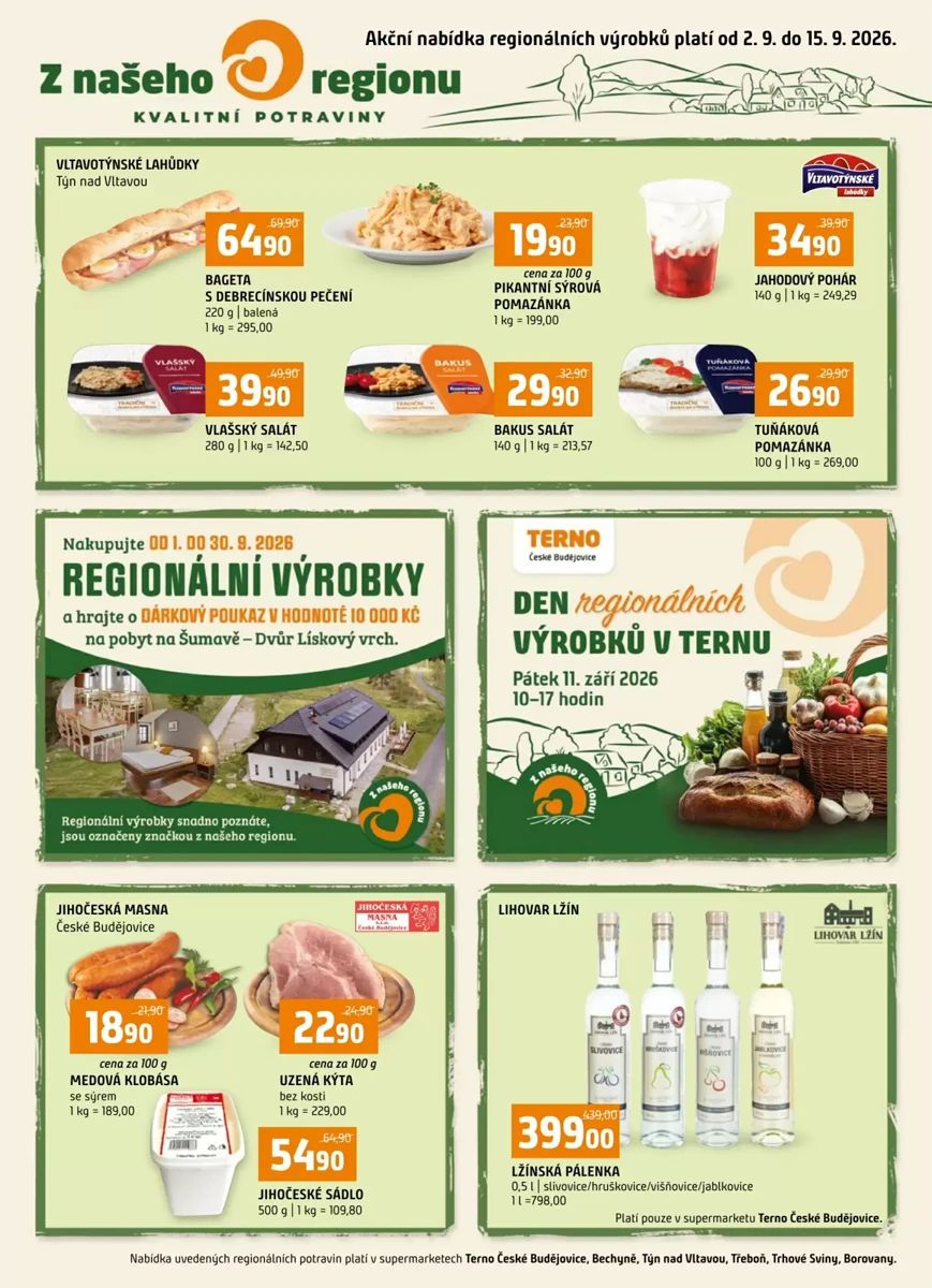 Leták Terno, strana 1 z 1