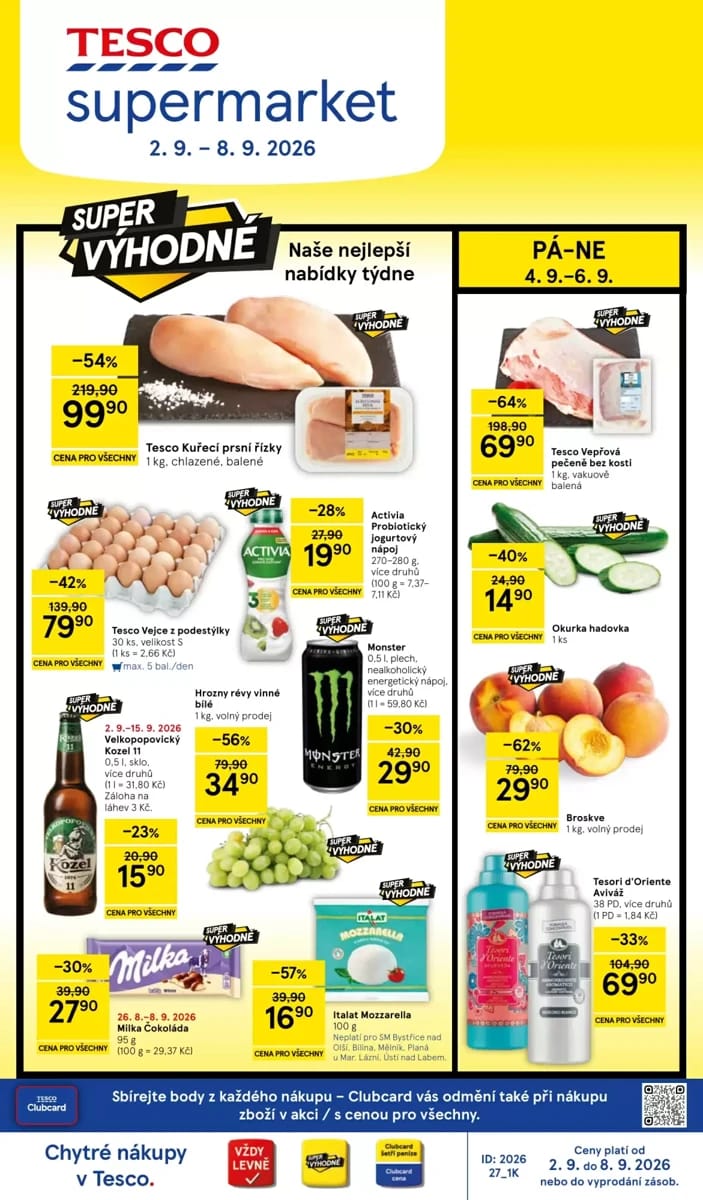 Leták Tesco, strana 1 z 16