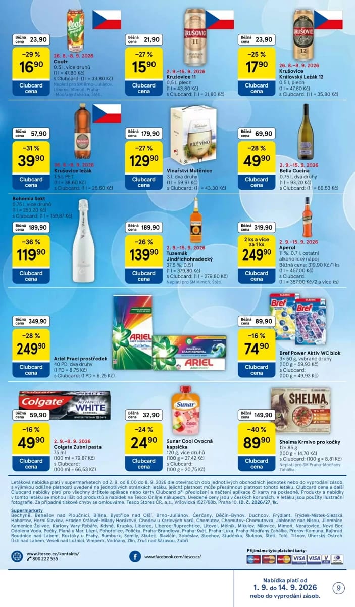 Leták Tesco, strana 9 z 16
