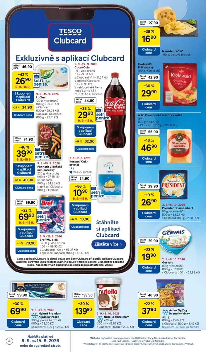 Leták Tesco, strana 4 z 38