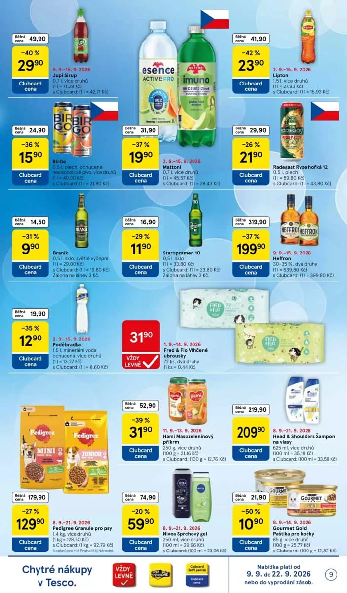 Leták Tesco, strana 9 z 38