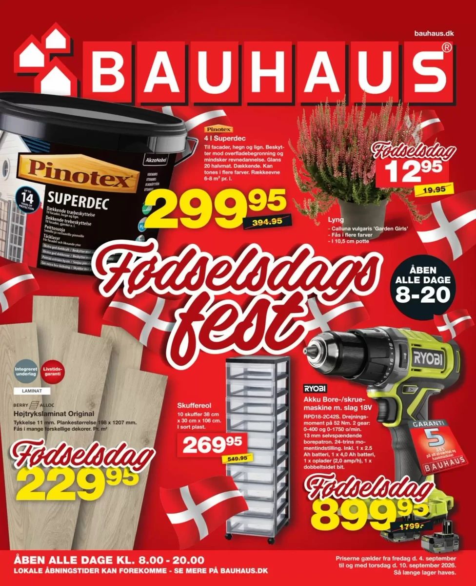 Tilbudsavis fra Bauhaus, side 1 af 24