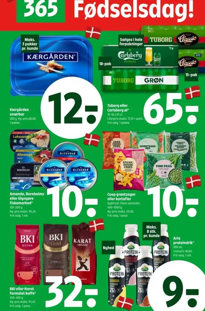 Forside af tilbudsavisen fra Coop 365, gældende 10–16 september 2026
