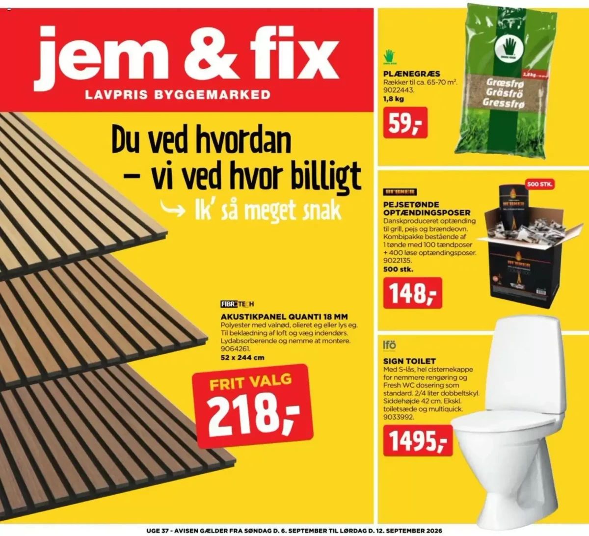 Tilbudsavis fra jem & fix, side 1 af 24