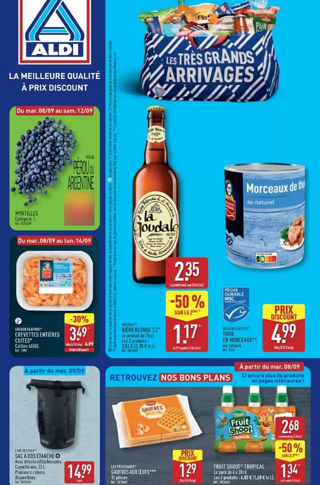Couverture du catalogue Aldi, valable 8–14 septembre 2026