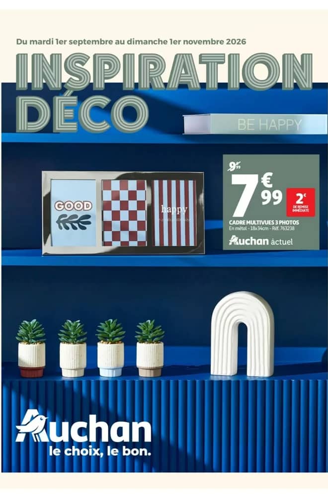 Couverture du catalogue Auchan, valable 1 septembre 2026 – 1 novembre 2026