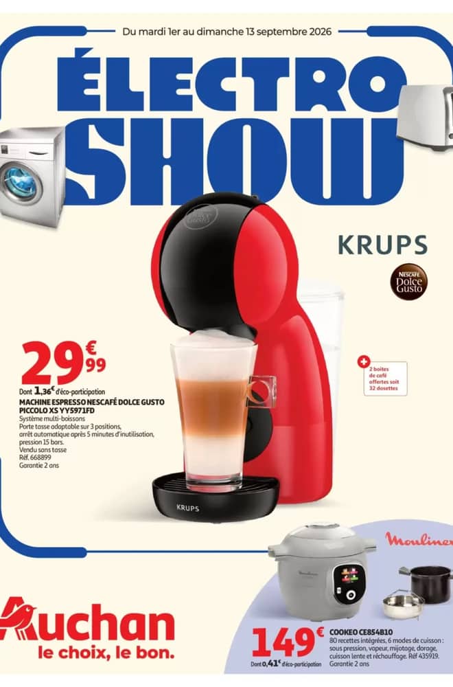 Couverture du catalogue Auchan, valable 1–13 septembre 2026