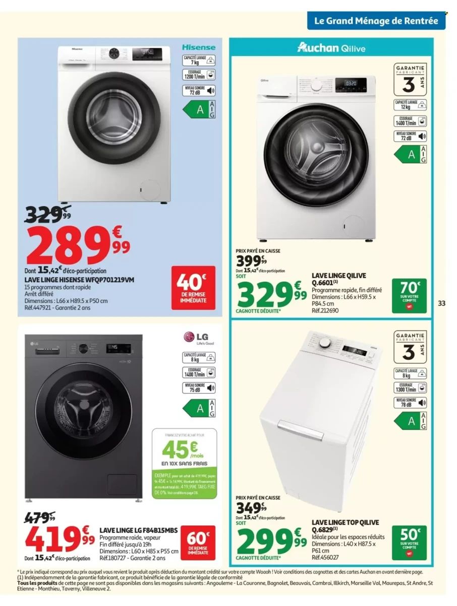 Catalogue Auchan, page 33 sur 76