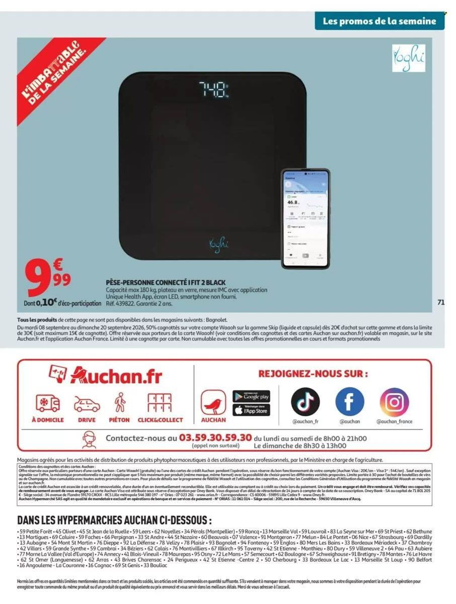 Catalogue Auchan, page 71 sur 76