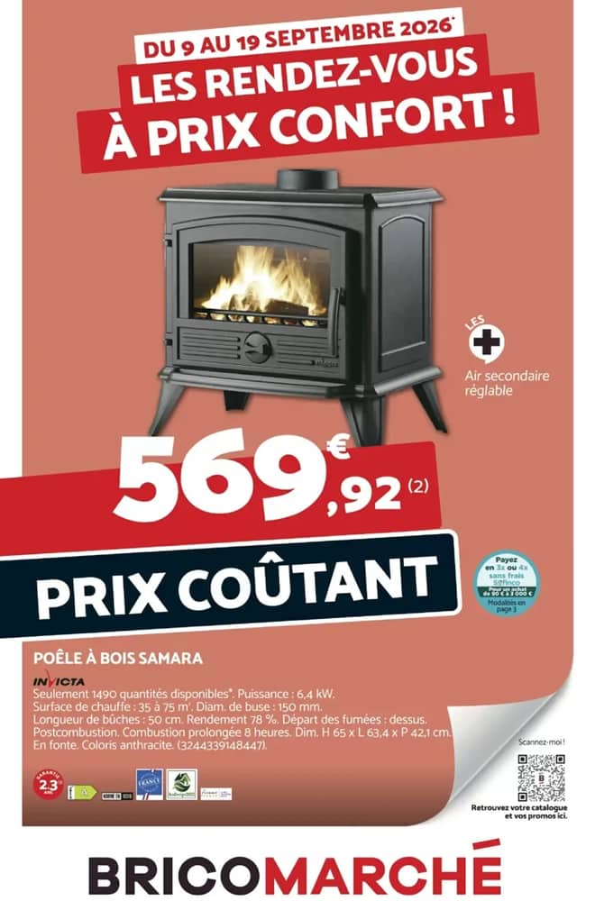 Couverture du catalogue Bricomarché, valable 9–19 septembre 2026