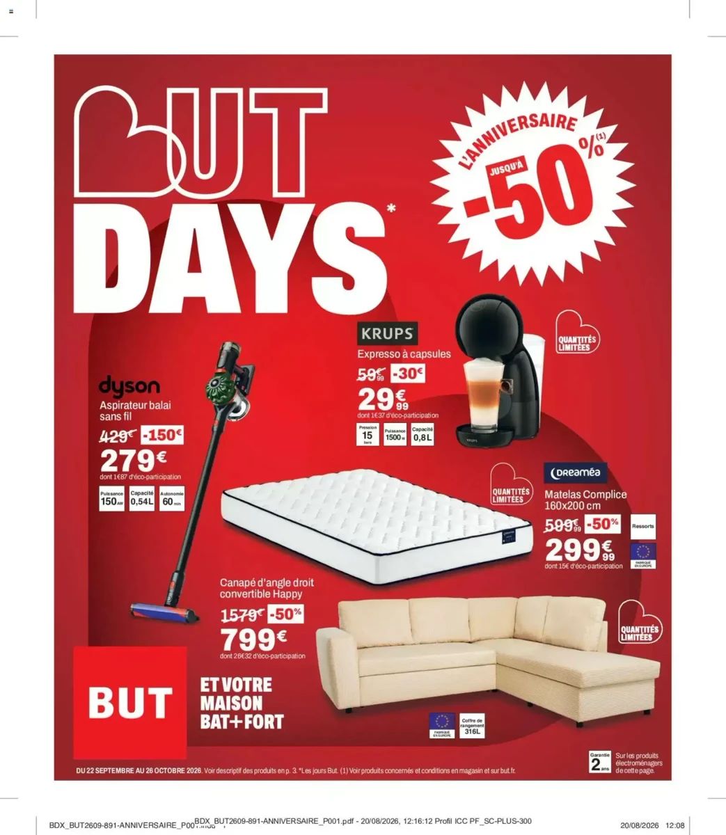 Catalogue BUT, page 1 sur 40