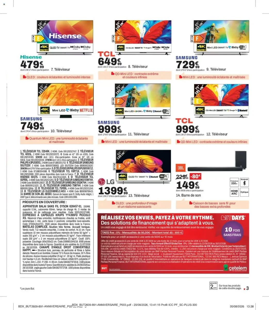 Catalogue BUT, page 3 sur 40