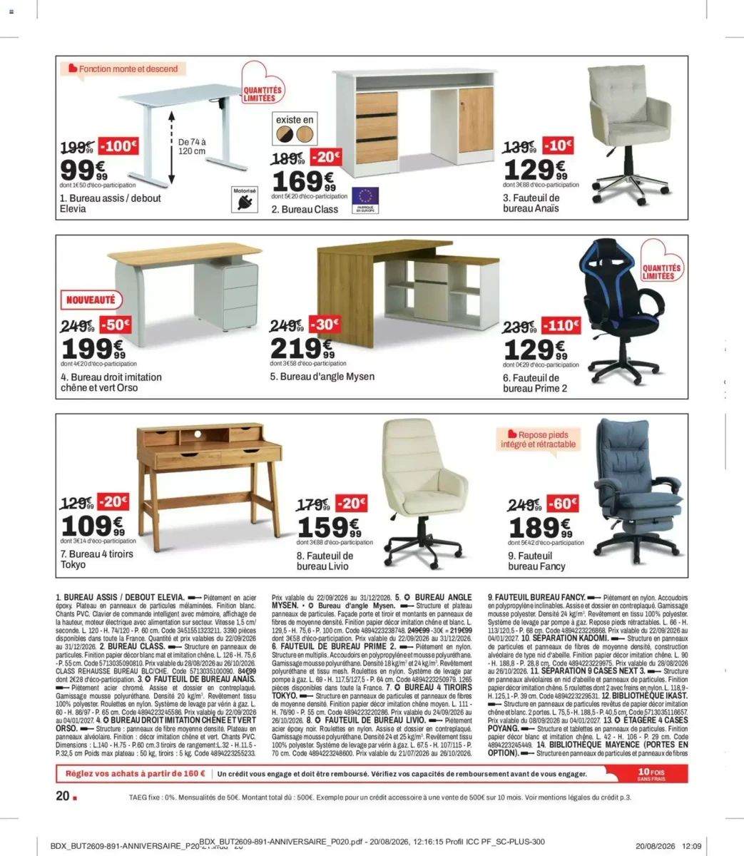 Catalogue BUT, page 20 sur 40