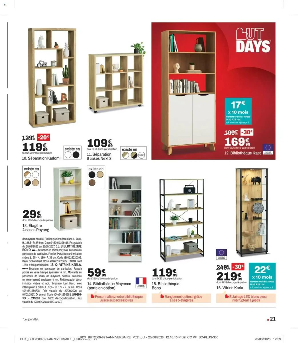 Catalogue BUT, page 21 sur 40