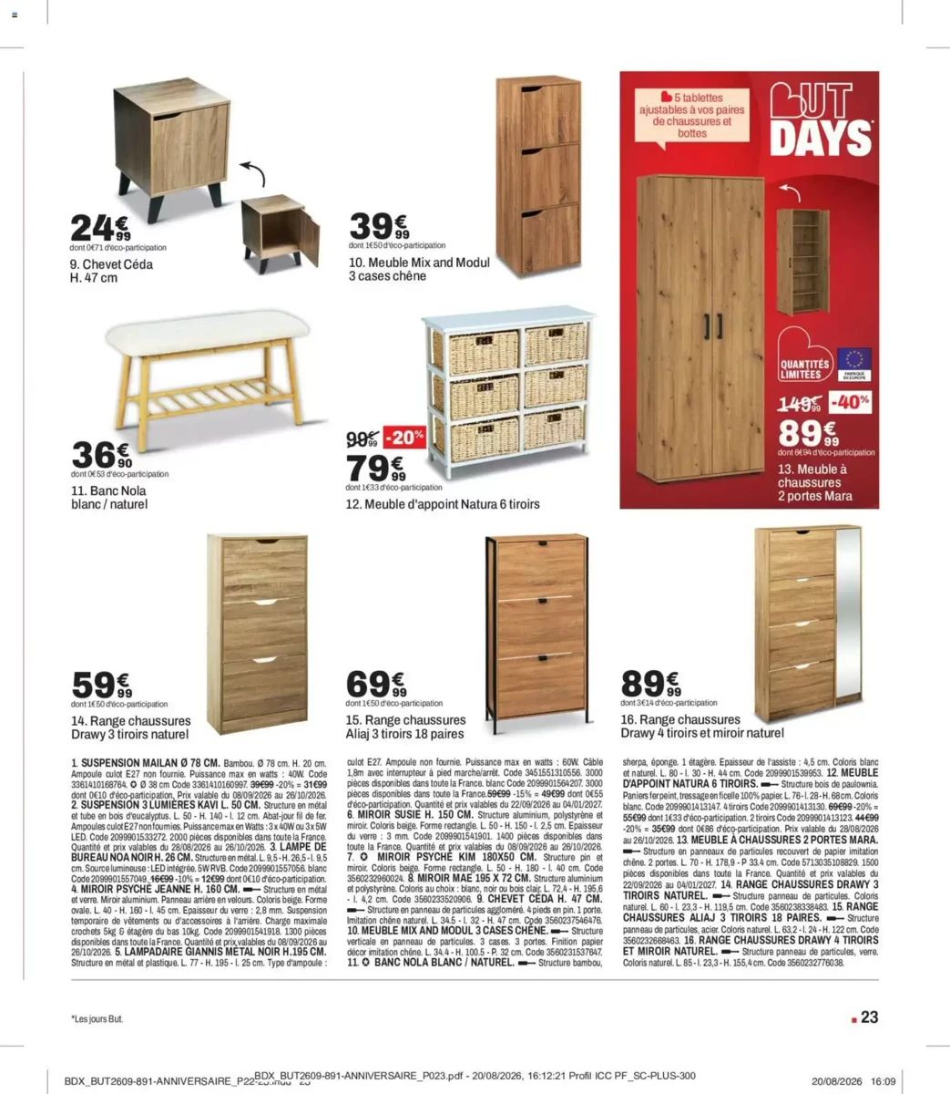 Catalogue BUT, page 23 sur 40