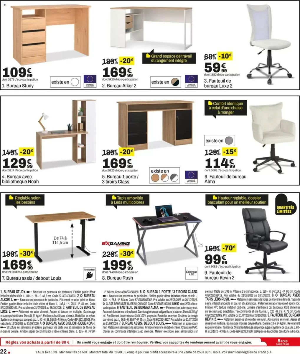 Catalogue BUT, page 22 sur 32
