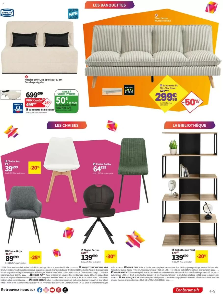 Catalogue Conforama, page 5 sur 22
