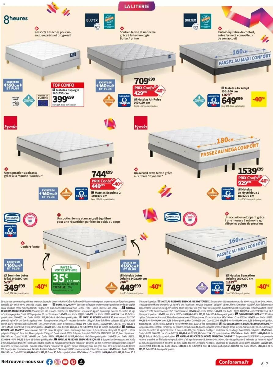 Catalogue Conforama, page 7 sur 22