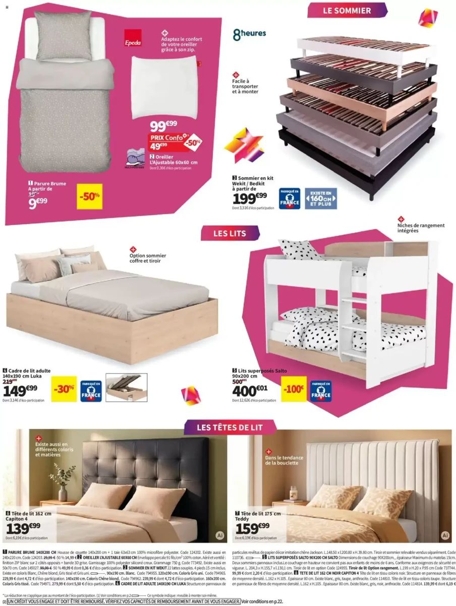 Catalogue Conforama, page 8 sur 22