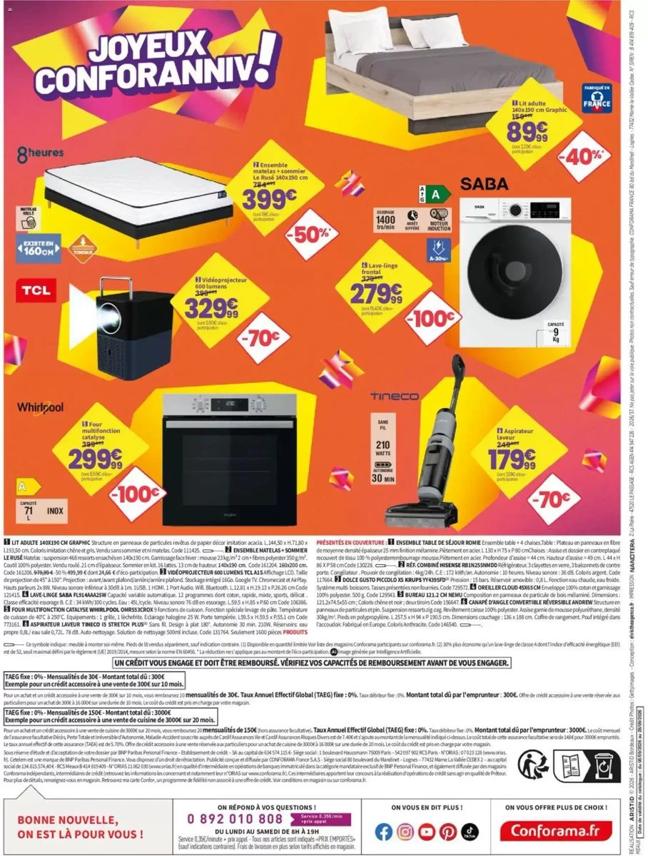 Catalogue Conforama, page 22 sur 22