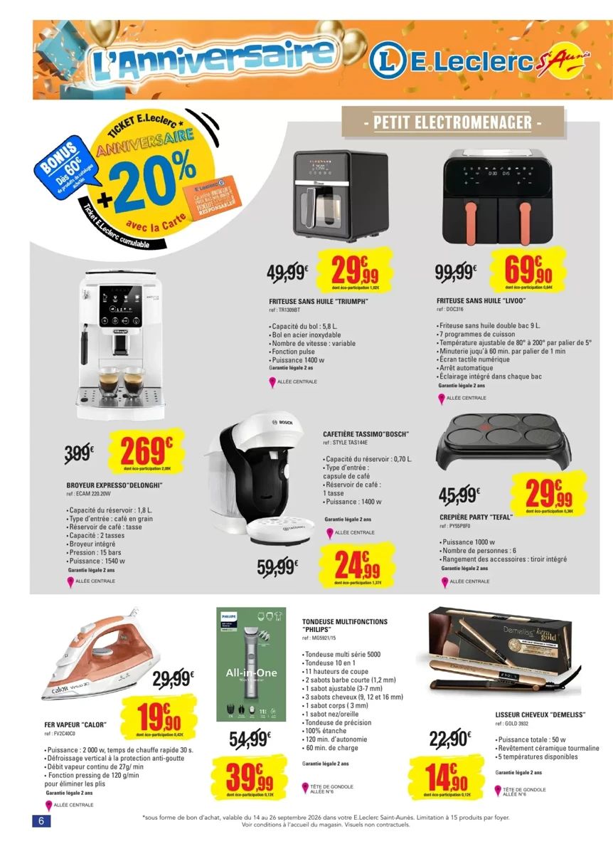 Catalogue E.Leclerc, page 6 sur 56