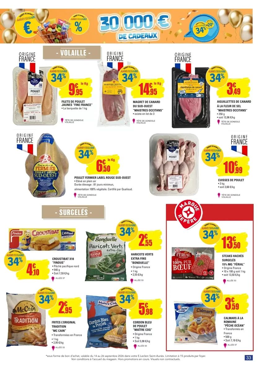Catalogue E.Leclerc, page 33 sur 56