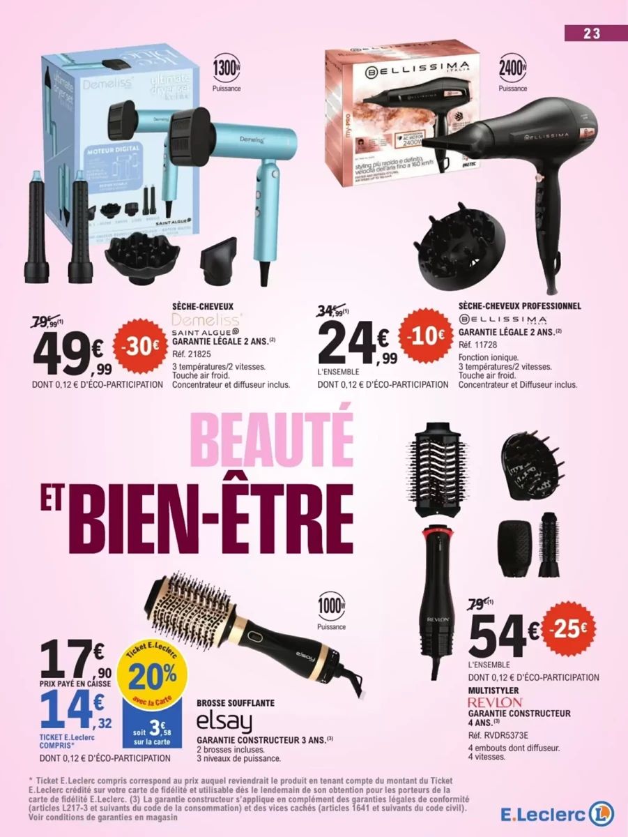 Catalogue E.Leclerc, page 23 sur 24