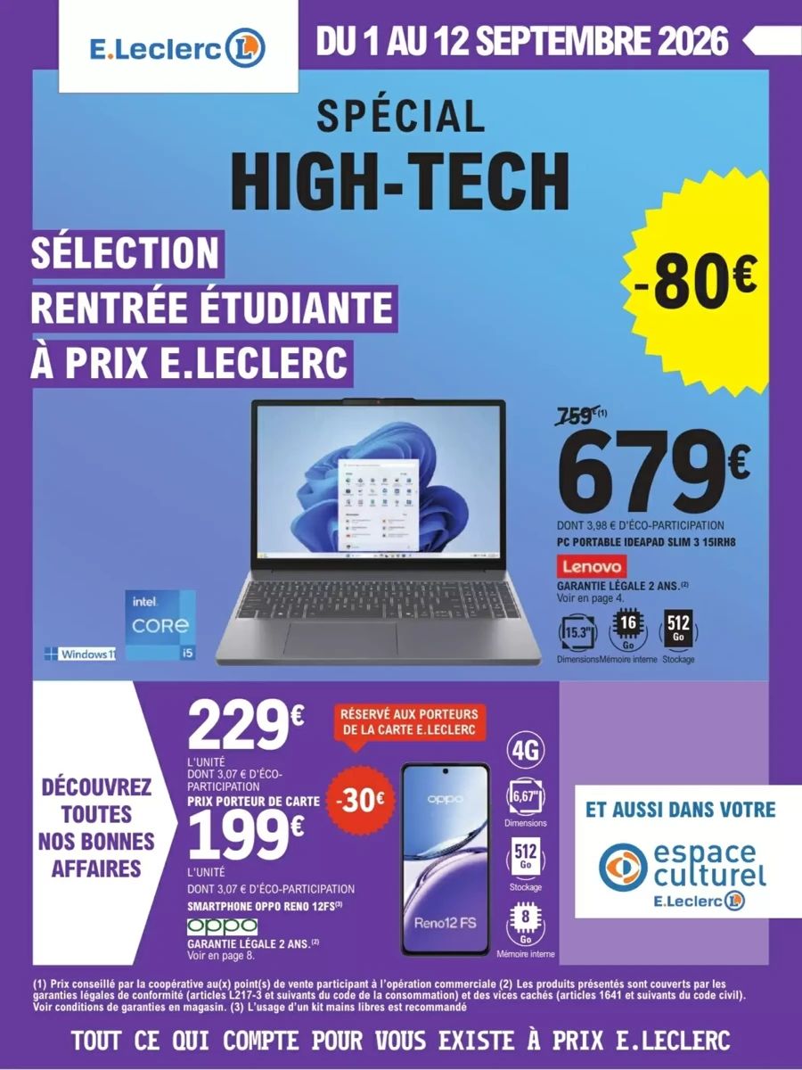 Catalogue E.Leclerc, page 1 sur 16