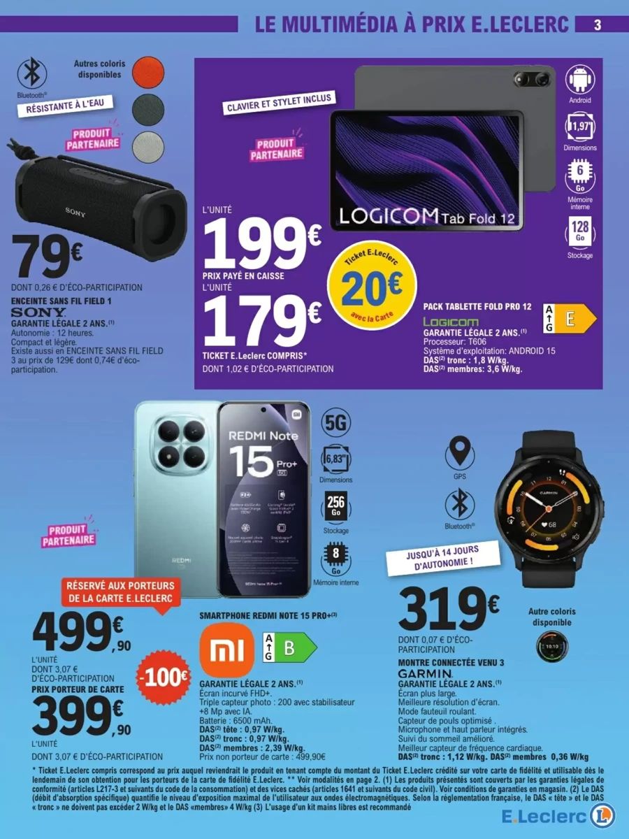Catalogue E.Leclerc, page 3 sur 16