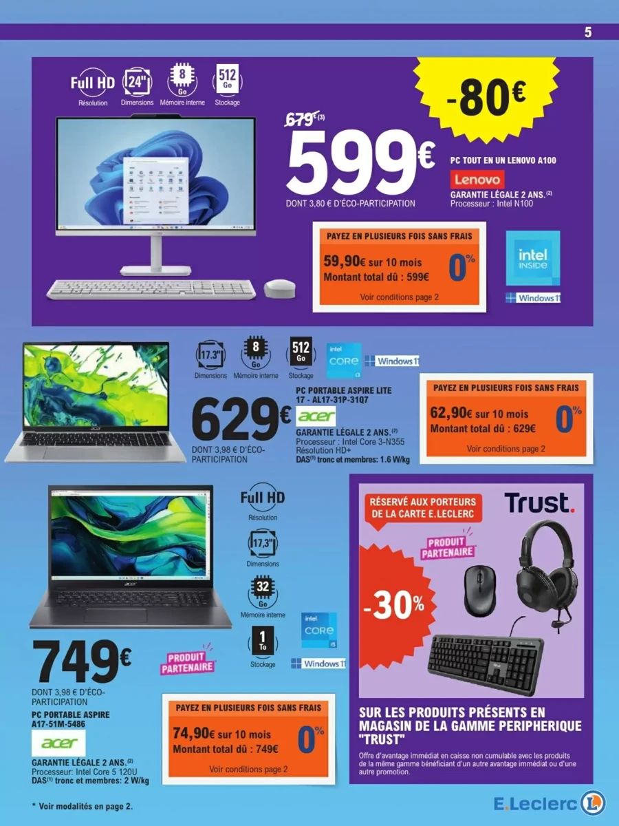 Catalogue E.Leclerc, page 5 sur 16