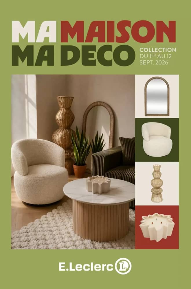 Couverture du catalogue E.Leclerc, valable 1–12 septembre 2026
