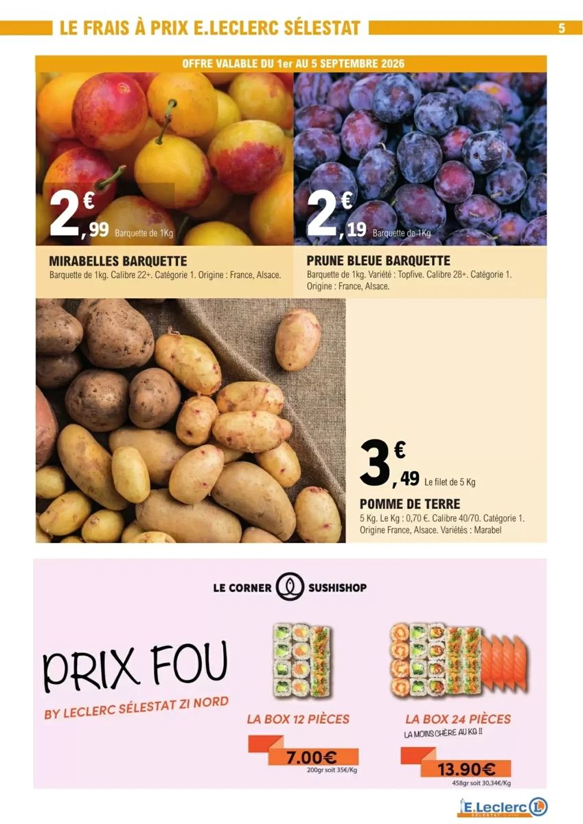 Catalogue E.Leclerc, page 5 sur 20
