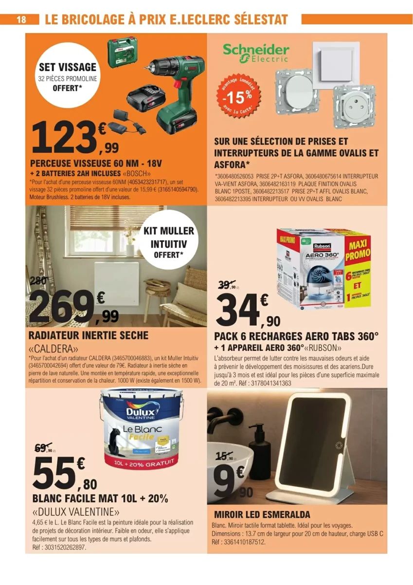 Catalogue E.Leclerc, page 18 sur 20