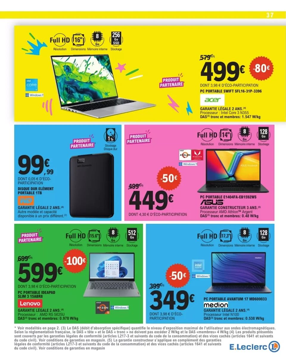 Catalogue E.Leclerc, page 37 sur 52