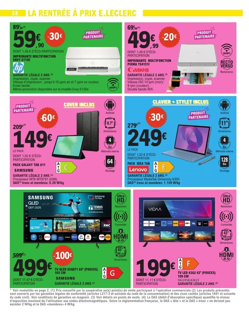 Catalogue E.Leclerc, page 38 sur 52