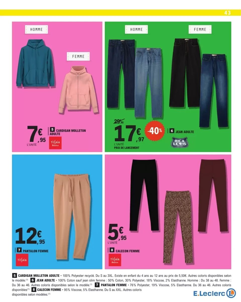 Catalogue E.Leclerc, page 43 sur 52