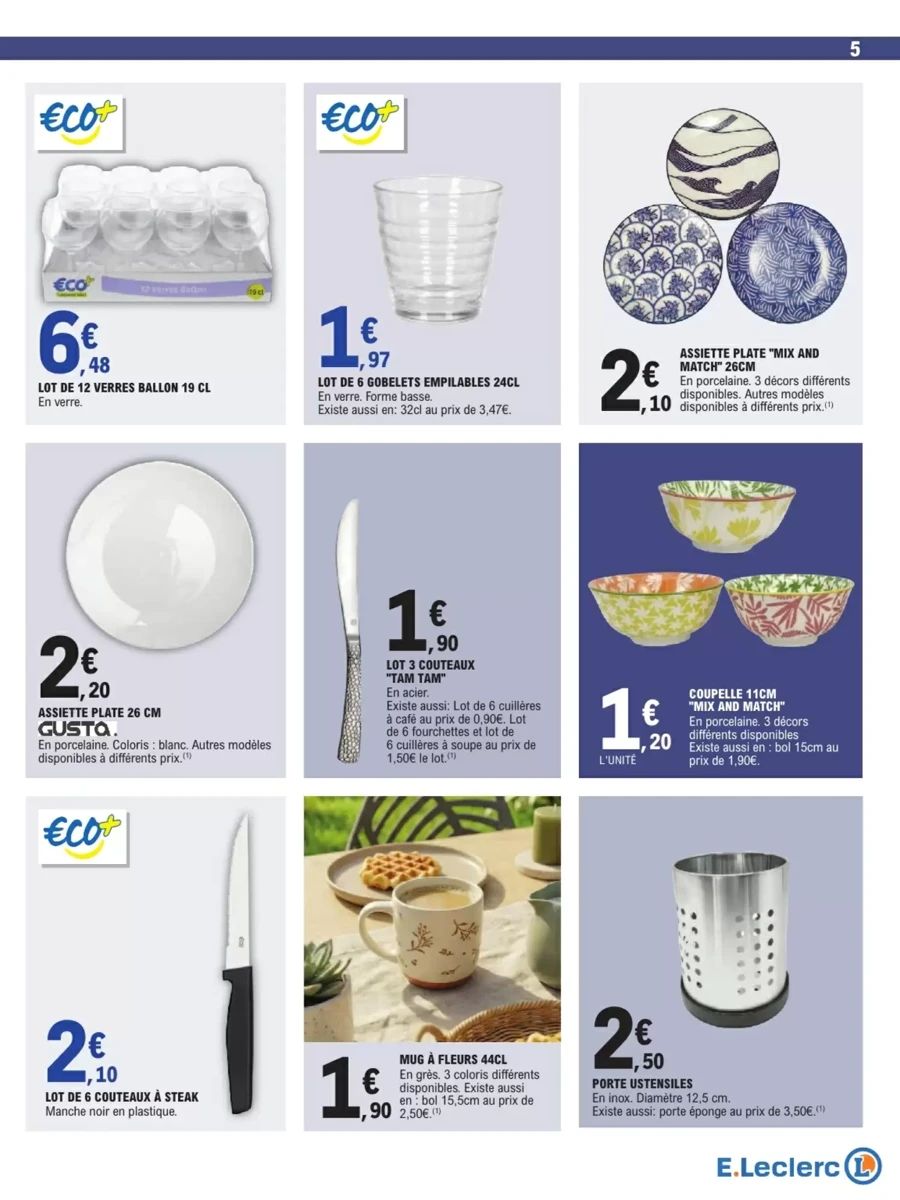 Catalogue E.Leclerc, page 5 sur 16
